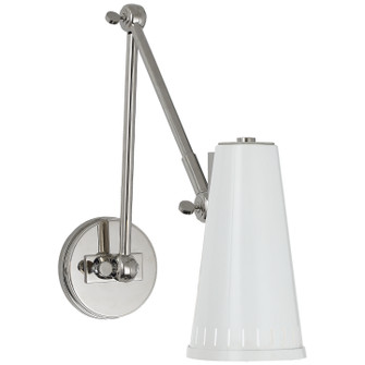 Antonio One Light Wall Sconce in Polished Nickel (268|TOB 2066PN-AW)