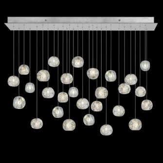 Natural Inspirations LED Pendant in Silver w/Nebula Glass Drops (48|853640-106LD)