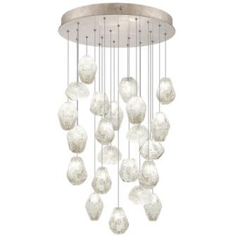 Natural Inspirations LED Pendant in Gold w/Clear Quartz Glass Drops (48|853240-23LD)