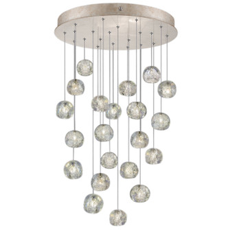 Natural Inspirations LED Pendant in Gold w/Nebula Glass Drops (48|853240-206LD)