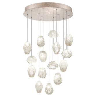 Natural Inspirations LED Pendant in Gold w/Clear Quartz Glass Drops (48|853140-23LD)