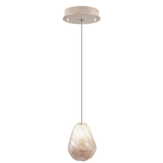 Natural Inspirations LED Drop Light in Gold w/Natural Quartz Glass Drop (48|852240-29LD)