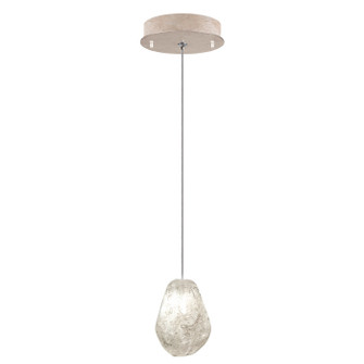 Natural Inspirations LED Drop Light in Gold w/Clear Quartz Glass Drop (48|852240-25LD)