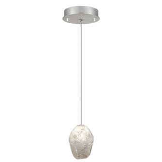 Natural Inspirations LED Drop Light in Silver w/Clear Quartz Glass Drop (48|852240-13LD)