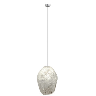 Natural Inspirations LED Drop Light in Silver w/Clear Quartz Glass Drop (48|851840-13LD)