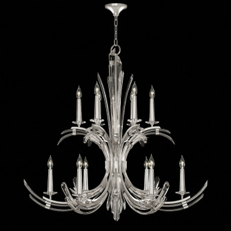 Trevi 12 Light Chandelier in Silver Leaf (48|781640-1ST)