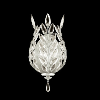 Crystal Laurel One Light Wall Sconce in Silver Leaf (48|759550-SF4)