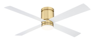 Kwartet 52``Ceiling Fan in Brushed Satin Brass (26|FPS8553BS)