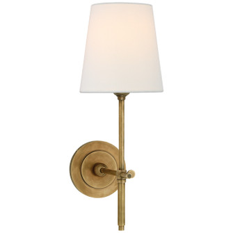 Bryant One Light Wall Sconce in Hand-Rubbed Antique Brass (268|TOB 2002HAB-L)