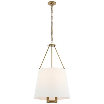 Dalston Four Light Hanging Lantern in Hand-Rubbed Antique Brass (268|SP 5020HAB-L)
