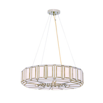 Belmont Eight Light Chandelier in Brass (40|46468-017)