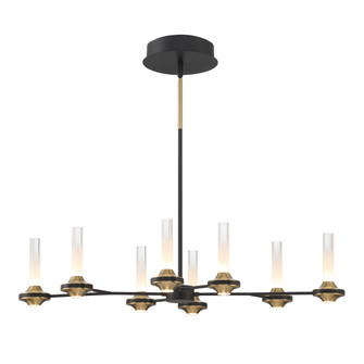 Torcia LED Linear Chandelier in Matte Black (40|45714-016)