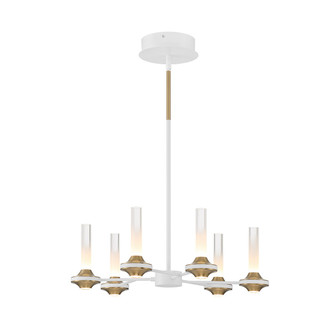 Torcia LED Chandelier in Matte White (40|45712-029)
