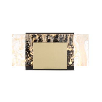 Kasha LED Vanity in Gold-Black Mix (40|45345-012)