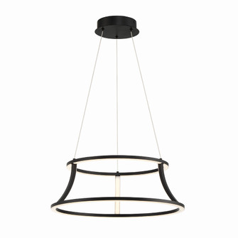 Cadoux LED Chandelier in Matte Black (40|43885-015)