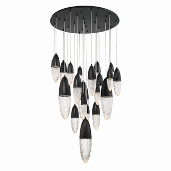 Ecrou 22 Light Chandelier in Black (40|43860-025)