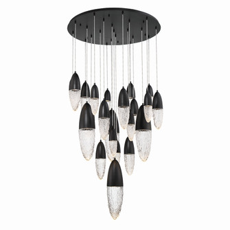 Ecrou 22 Light Chandelier in Matte Black (40|43860-025)