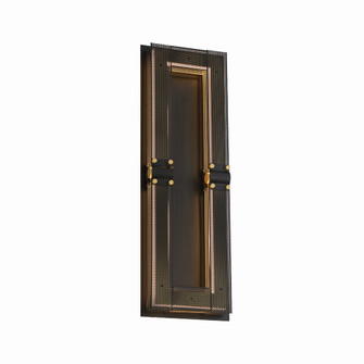 Admiral LED Outdoor Wall Sconce in Black/Gold (40|42716-013)
