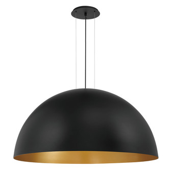 Laverton Five Light Pendant in Black/Gold (40|37230-022)