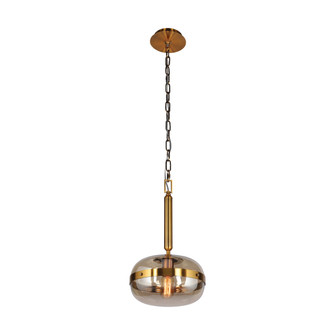 Nottingham One Light Pendant in Antique Brass (40|37196-011)