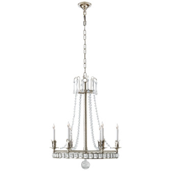 Regency Six Light Chandelier in Polished Nickel (268|SN 5107PN)