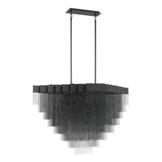 Bloomfield LED Chandelier in Matte Black (40|37096-025)