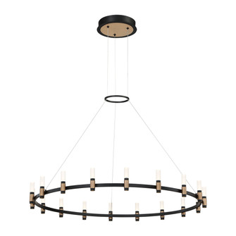 Albany LED Chandelier in Brass-Black Mix (40|37044-015)