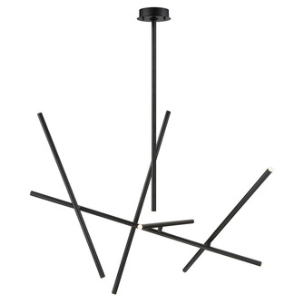 Crossroads LED Chandelier in Matte Black (40|36250-011)
