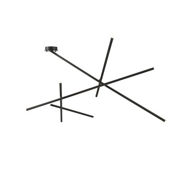 Crossroads LED Flush Mount in Matte Black (40|36249-015)
