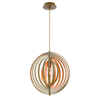 Abruzzo One Light Pendant in Wood (40|31874-014)