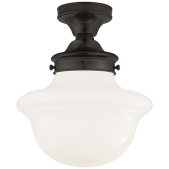 Edmond One Light Flush Mount in Bronze (268|SL 4121BZ-WG)