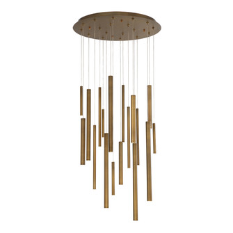 Santana LED Chandelier in Brushed Brass (40|31445-038)