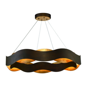Vaughan LED Chandelier in Bronze-Gold Mix (40|31384-018)