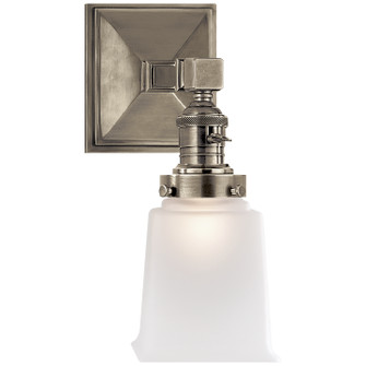 BOSTON5 One Light Wall Sconce in Antique Nickel (268|SL 2941AN-FG)