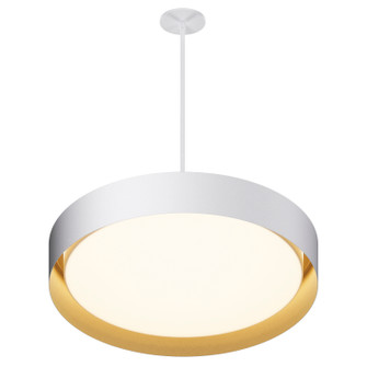 Echo LED Pendant in White/Gold (86|E51015-WTGLD)