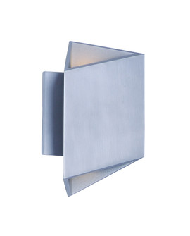 Alumilux Facet LED Outdoor Wall Sconce in Satin Aluminum (86|E41373-SA)