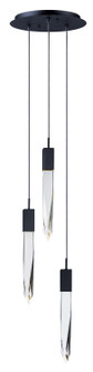 Quartz LED Pendant in Black (86|E31243-20BK)