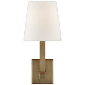 Square Tube One Light Wall Sconce in Hand-Rubbed Antique Brass (268|SL 2819HAB-L)
