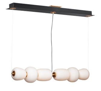 Soji LED Pendant in Black / Gold (86|E25068-92BKGLD)