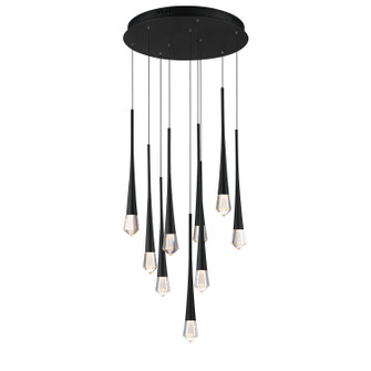Pierce LED Pendant in Black (86|E24227-122BK)