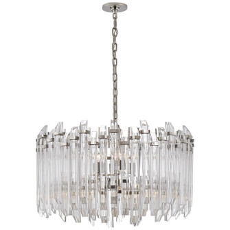Adele Four Light Chandelier in Polished Nickel with Clear Acrylic (268|SK 5421PN-CA)