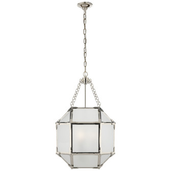 Morris Three Light Lantern in Polished Nickel (268|SK 5008PN-FG)