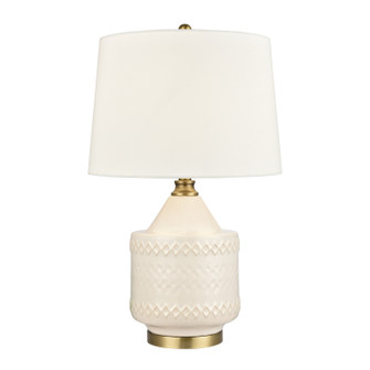 Buckley One Light Table Lamp in White Glazed (45|S0019-9488)