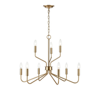 Genista Nine Light Chandelier in Brass (45|H0019-9617)