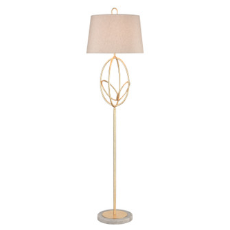 Morely One Light Floor Lamp in Gold Leaf (45|H0019-7987)