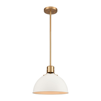 Zayne One Light Pendant in Matte White (45|EC89725/1)