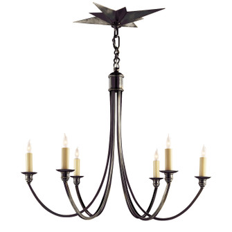 Venetian Six Light Chandelier in Bronze (268|SC 5001BZ)