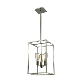 Williamsport Three Light Chandelier in Brushed Nickel (45|CN15832)