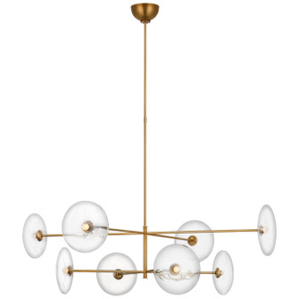 Calvino LED Chandelier in Hand-Rubbed Antique Brass (268|S 5694HAB-CG)
