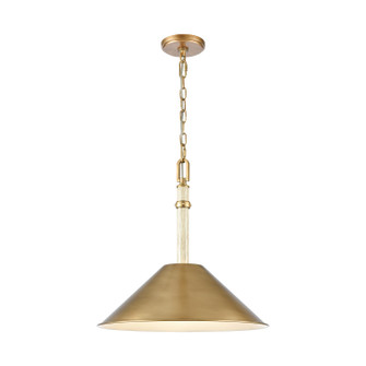 Neville One Light Pendant in Natural Brass (45|89715/1)